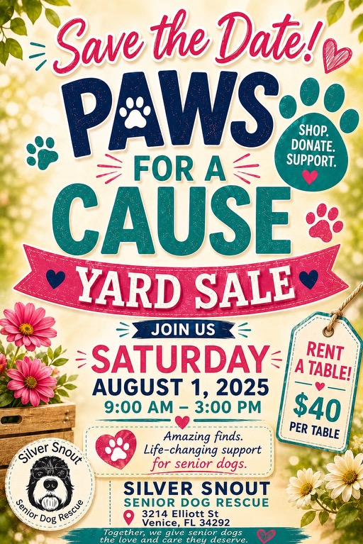 Paws for a Cause Yard Sale